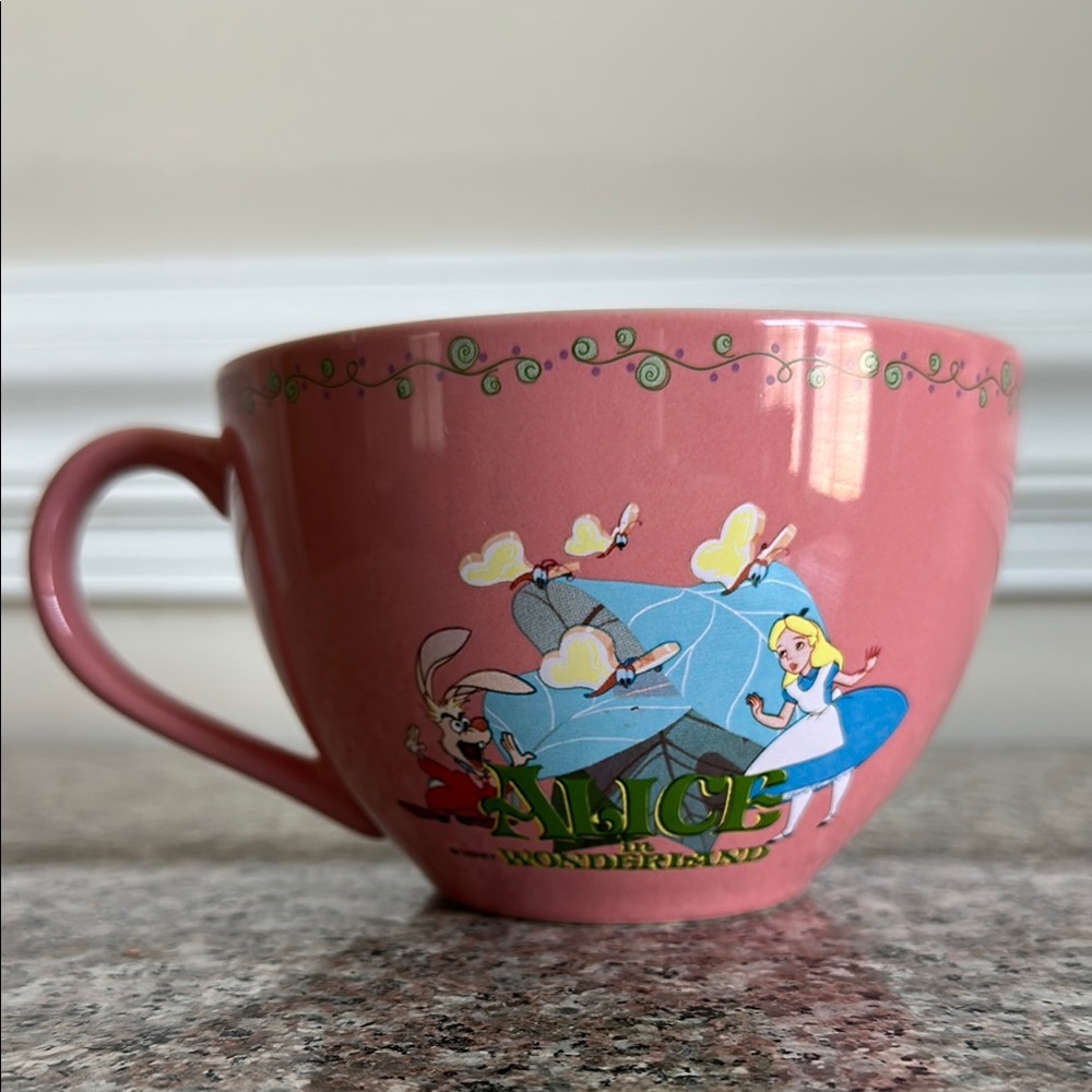 Pink Alice in Wonderland Mug